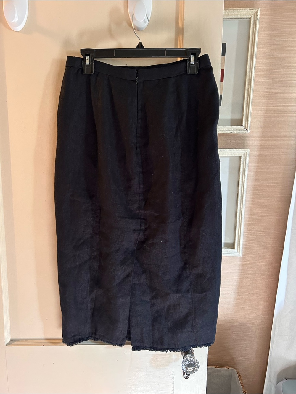 J. Crew Black Fringe-Trim Pencil Skirt - Picture 4 of 4